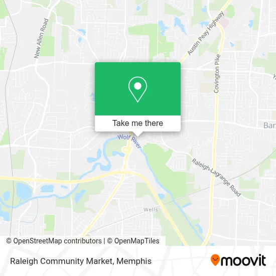 Raleigh Community Market map