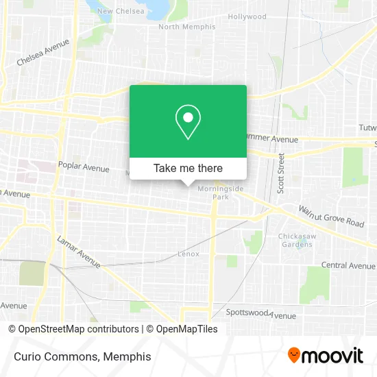 Curio Commons map