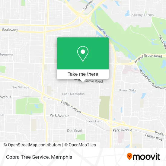 Cobra Tree Service map