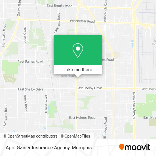 April Gainer Insurance Agency map