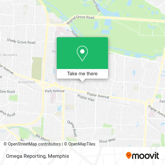 Omega Reporting map