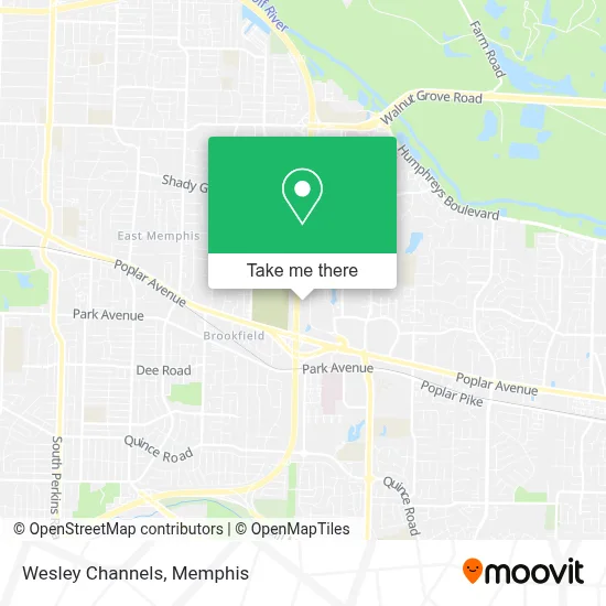 Wesley Channels map