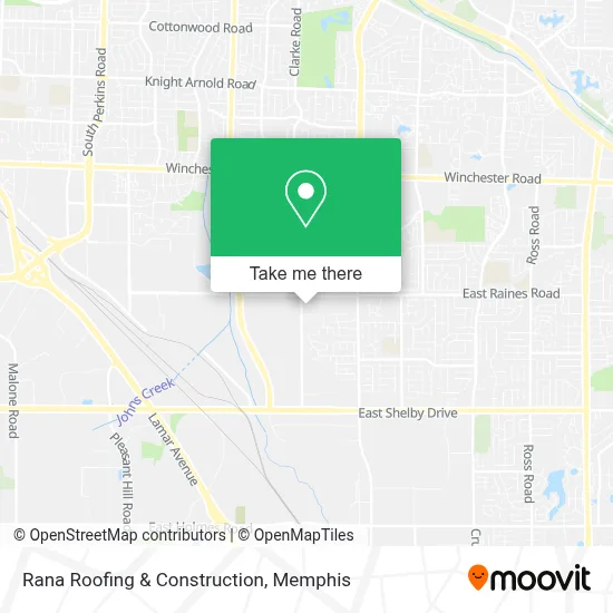 Rana Roofing & Construction map