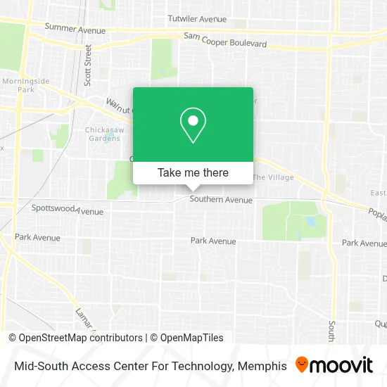 Mid-South Access Center For Technology map