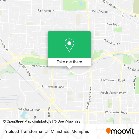 Yielded Transformation Ministries map