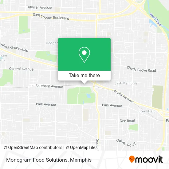 Monogram Food Solutions map