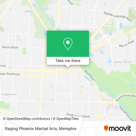 Raging Phoenix Martial Arts map