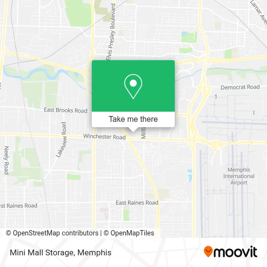 Mini Mall Storage map