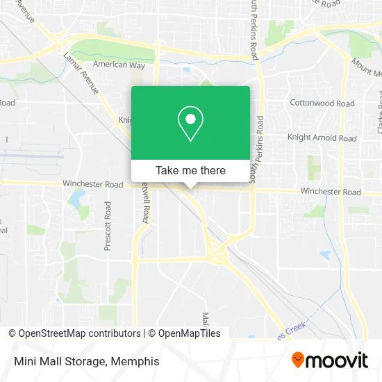 Mini Mall Storage map