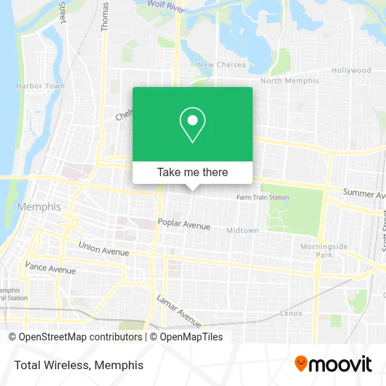 Total Wireless map