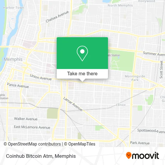 Coinhub Bitcoin Atm map