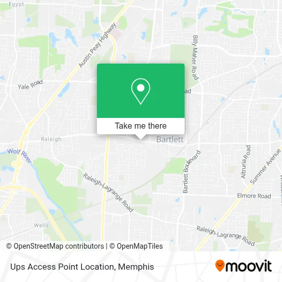 Ups Access Point Location map