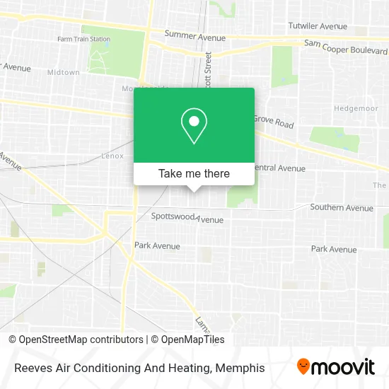 Reeves Air Conditioning And Heating map