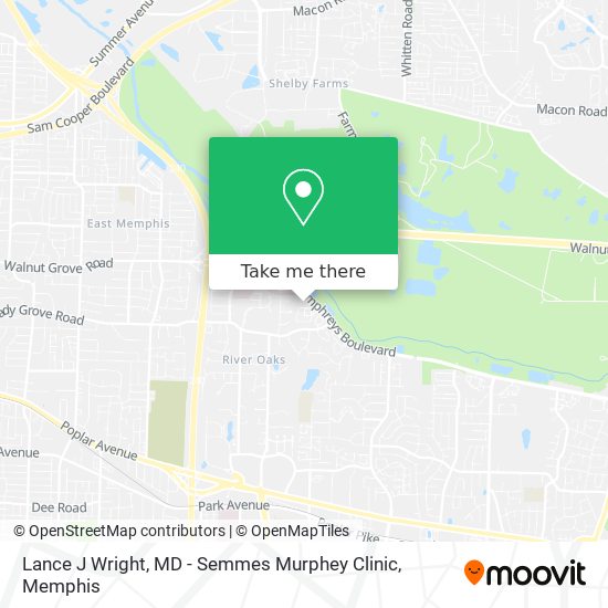 Lance J Wright, MD - Semmes Murphey Clinic map
