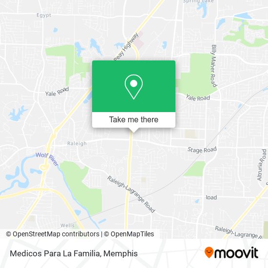 Medicos Para La Familia map