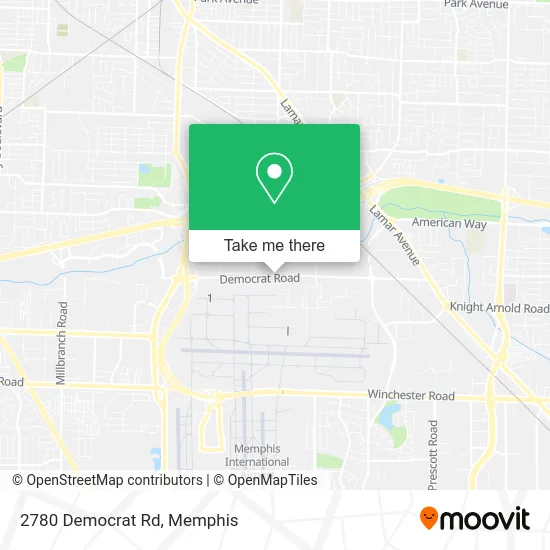 Mapa de 2780 Democrat Rd