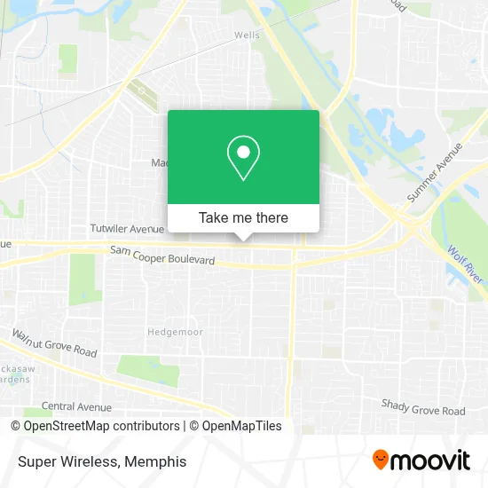 Super Wireless map