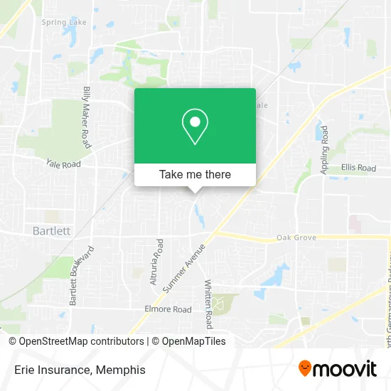 Erie Insurance map