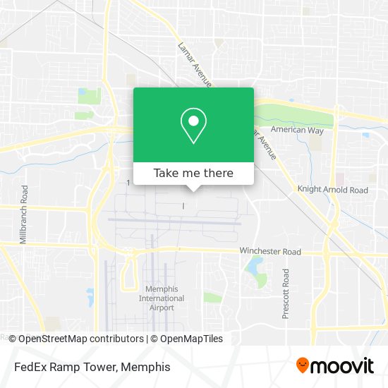 Mapa de FedEx Ramp Tower