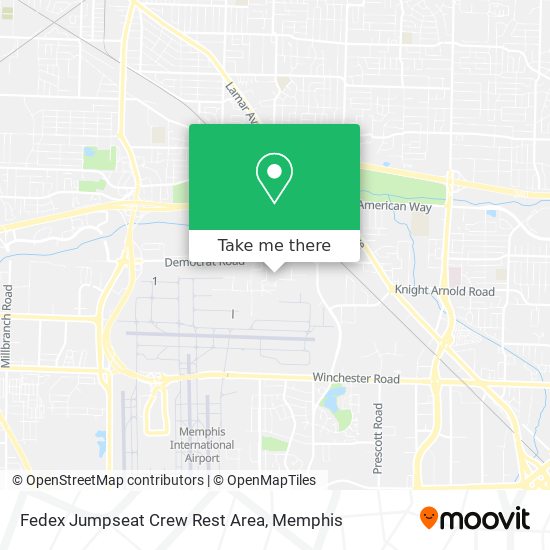 Fedex Jumpseat Crew Rest Area map