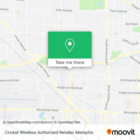 Cricket Wireless Authorized Retailer map