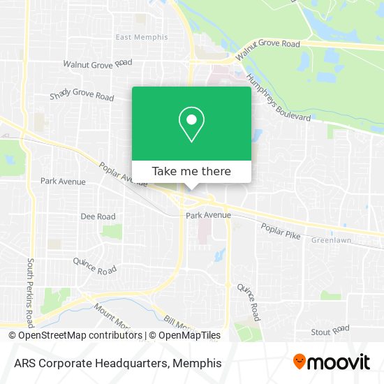 ARS Corporate Headquarters map