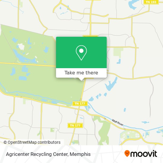 Agricenter Recycling Center map