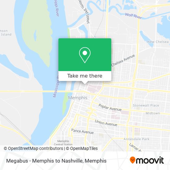 How to get to Megabus Memphis to Nashville by Bus