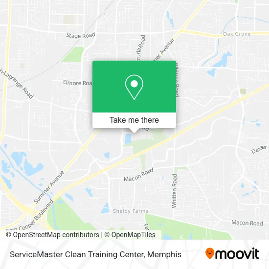 ServiceMaster Clean Training Center map