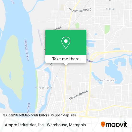 Mapa de Ampro Industries, Inc -  Warehouse