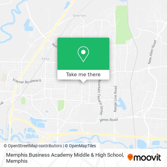 Memphis Business Academy Middle & High School map