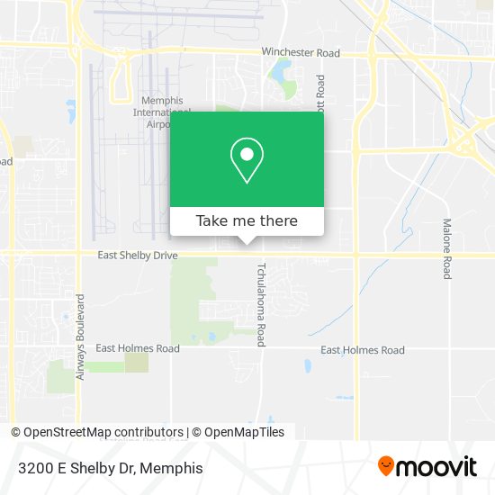 3200 E Shelby Dr map