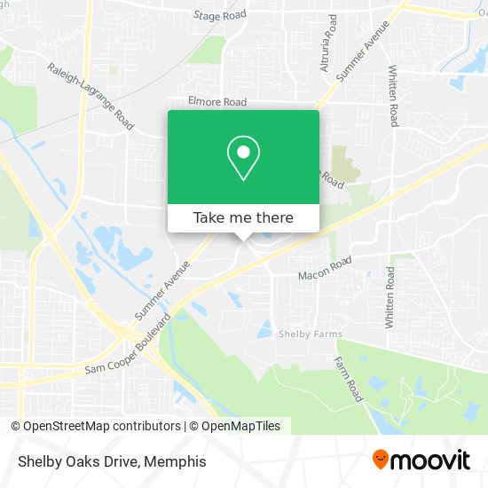 Shelby Oaks Drive map