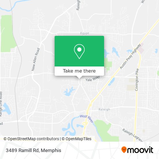 Mapa de 3489 Ramill Rd
