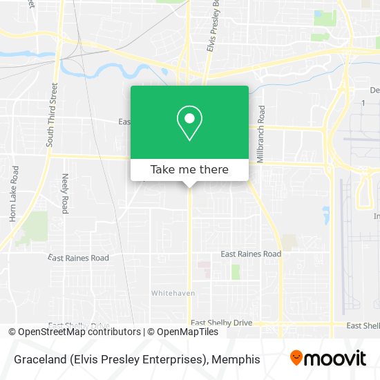 Graceland (Elvis Presley Enterprises) map