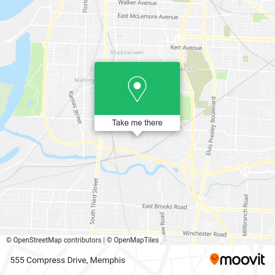 555 Compress Drive map