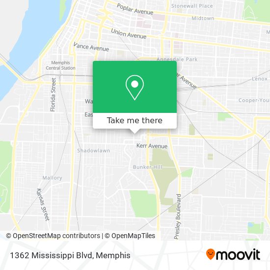 1362 Mississippi Blvd map