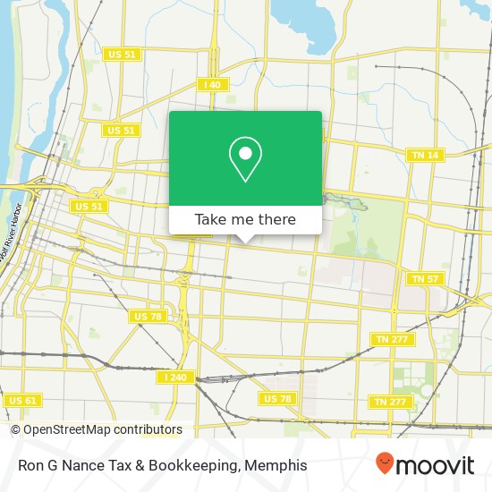 Ron G Nance Tax & Bookkeeping map