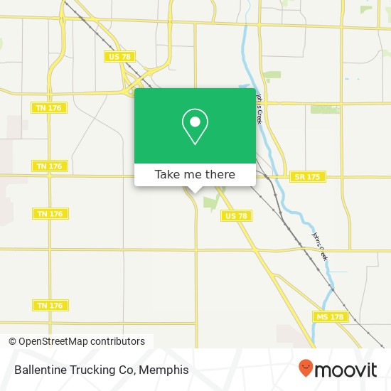 Ballentine Trucking Co map