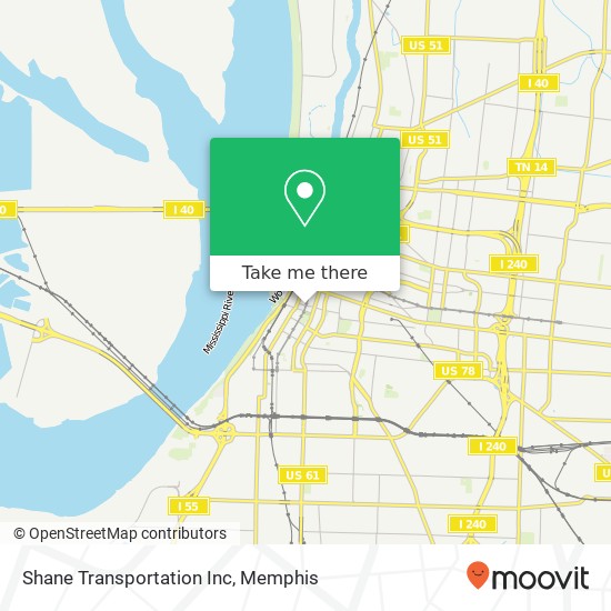 Shane Transportation Inc map