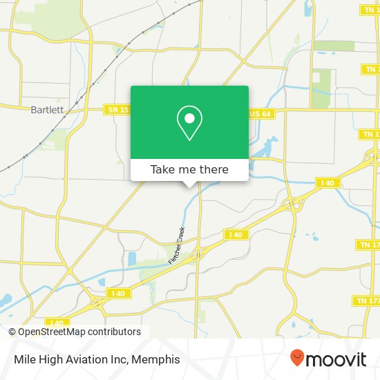 Mapa de Mile High Aviation Inc