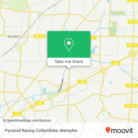 Mapa de Pyramid Racing Collectibles