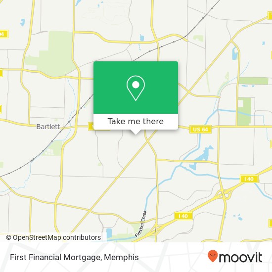 First Financial Mortgage map