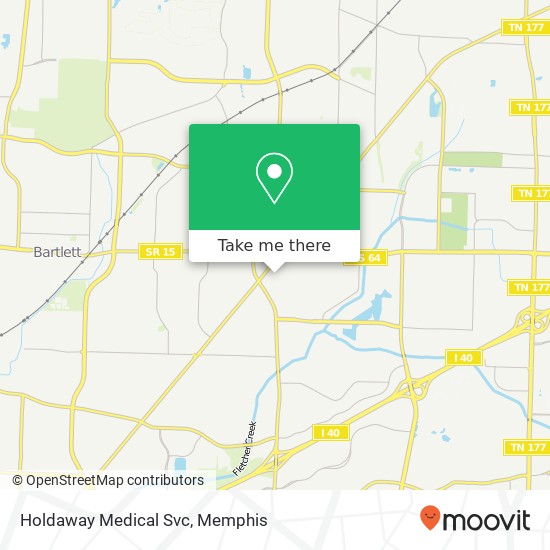 Holdaway Medical Svc map