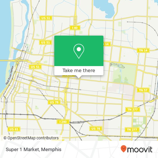 Super 1 Market map