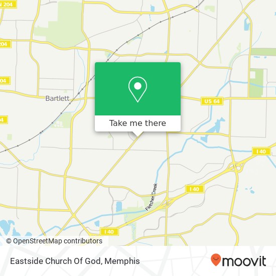 Mapa de Eastside Church Of God