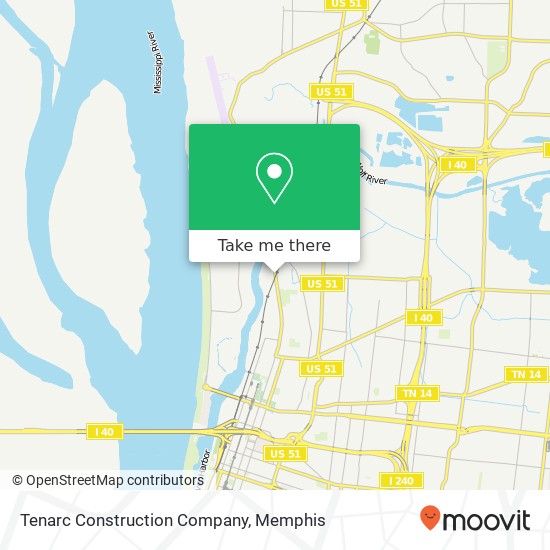 Tenarc Construction Company map