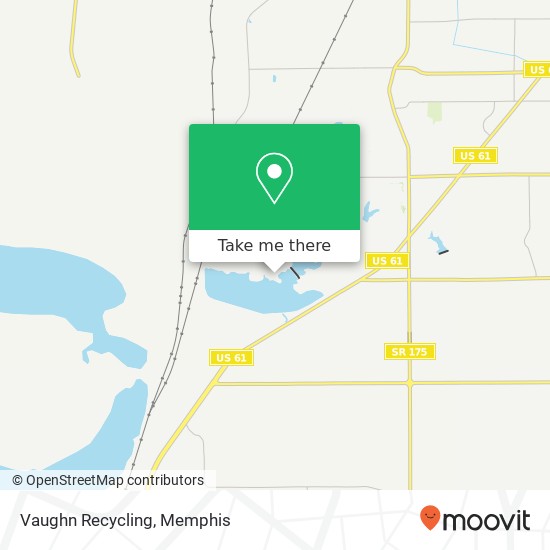 Vaughn Recycling map