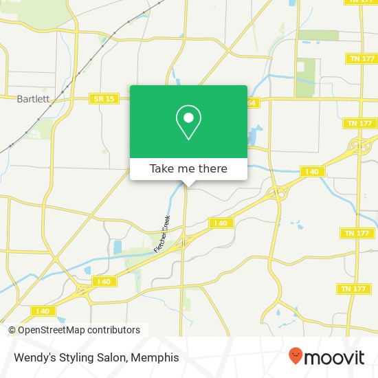 Wendy's Styling Salon map