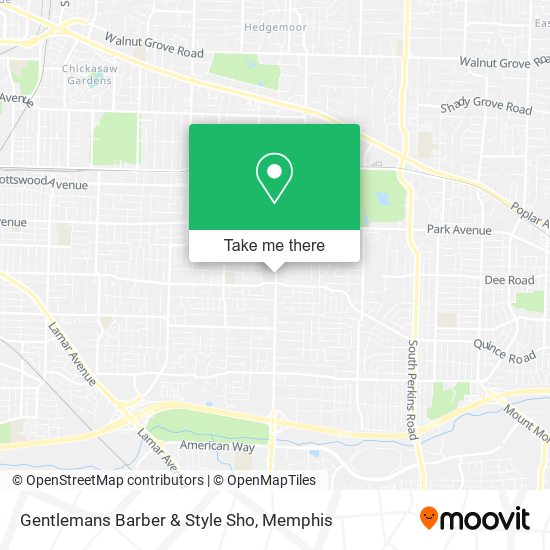 Gentlemans Barber & Style Sho map